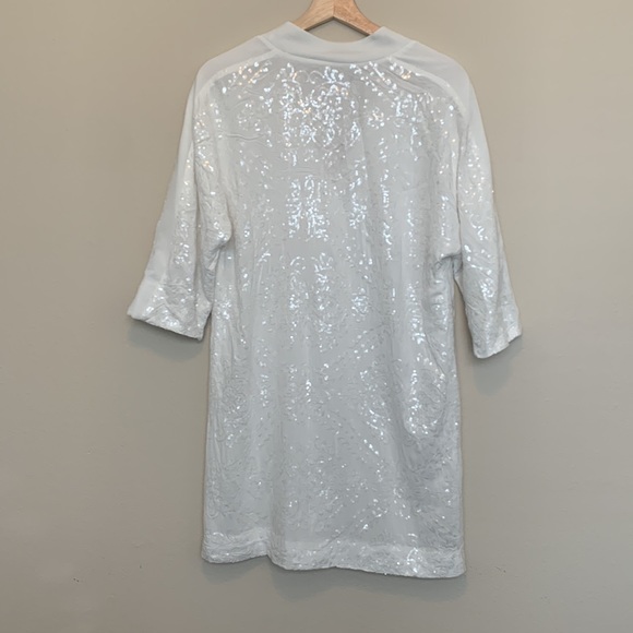Zara white sequined tunic dress - Picture 4 of 12